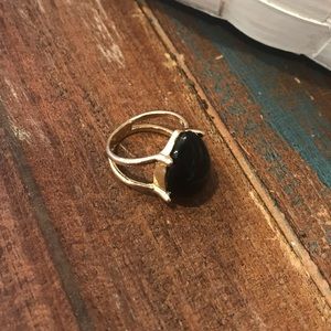 Black Stone Ring